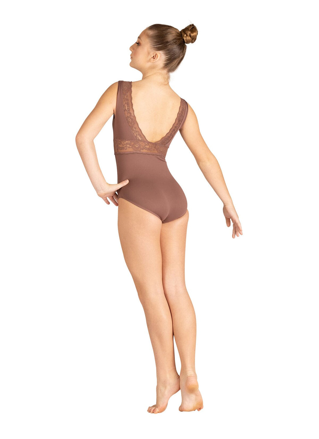 Danznmotion Petra Wide Lace Tank Leotard - Kids