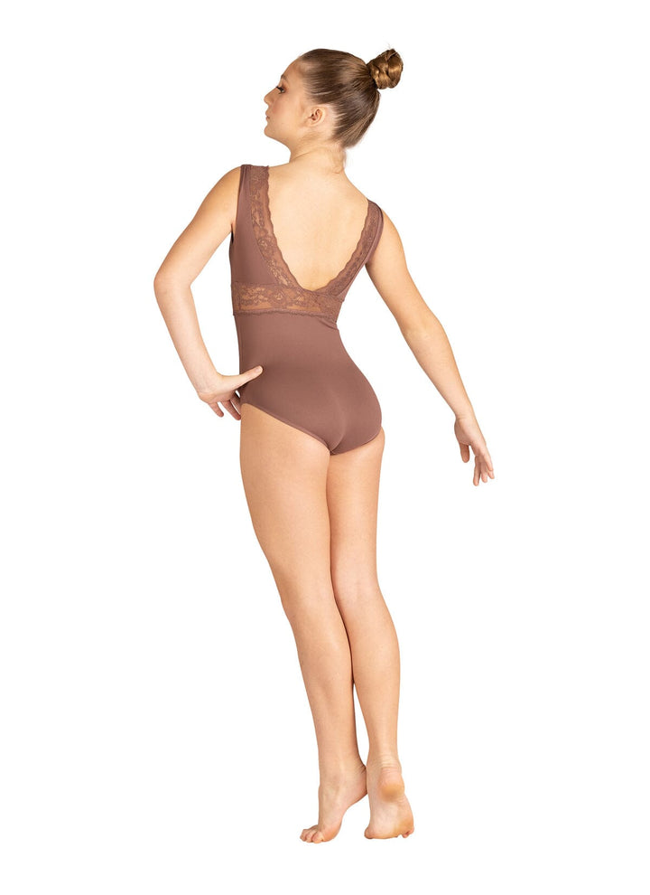 Danznmotion Petra Wide Lace Tank Leotard - Kids