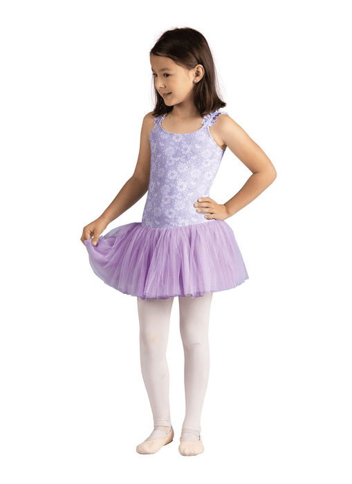 Danz N Motion 24204C Girls Chelsea Ruffle Floral Dress