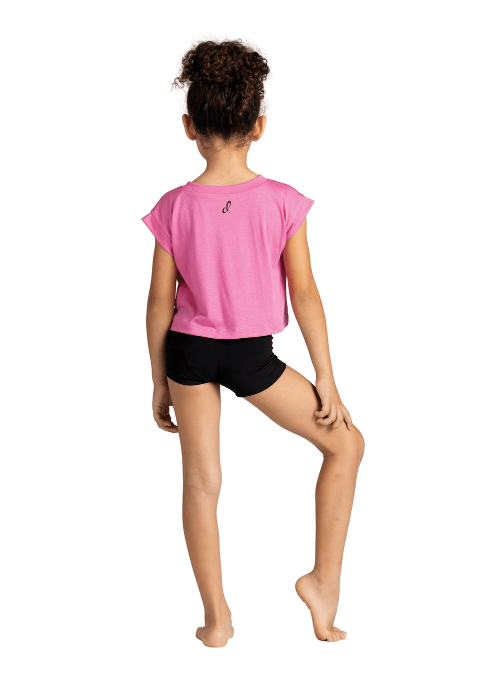 Danz N Motion 24317C Girls Heart Script Dance T-Shirt