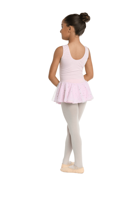 Danz N Motion 264 Girls Aurelie Glitter Skirt Tank Dress