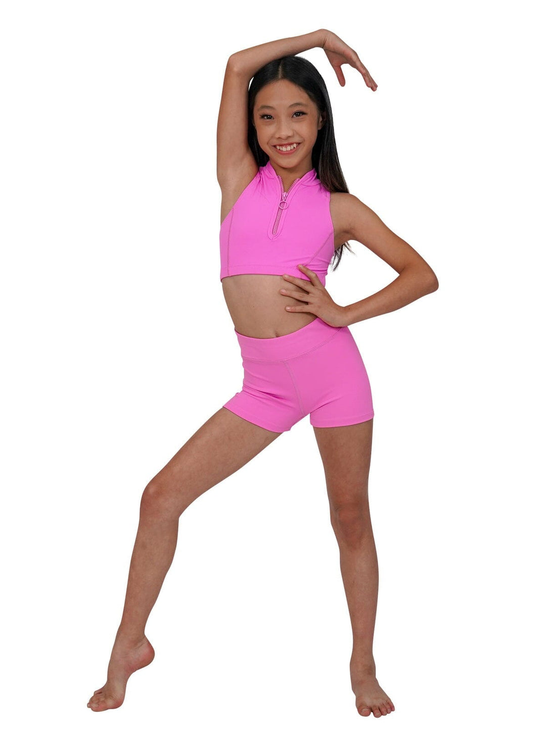 Danz N Motion 22406C Girls High Waist Booty Short