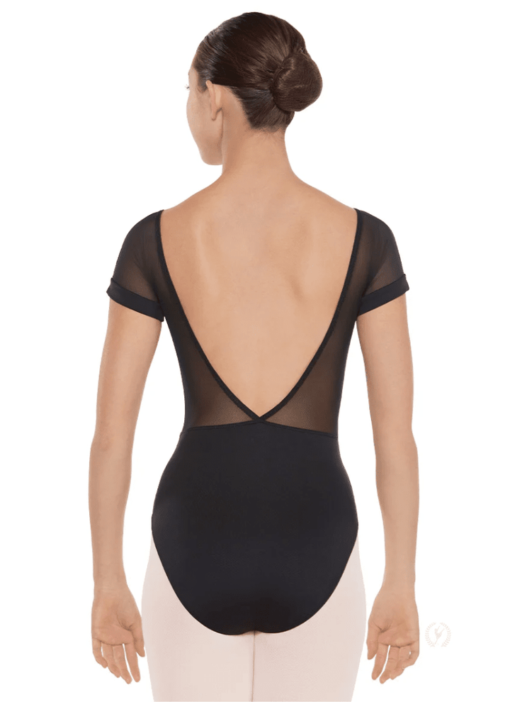 Eurotard Womens Silhouette Mesh Cap Sleeve Leotard