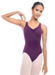 So Danca SL06 Microfiber Tank Leotard -  Dark Purple