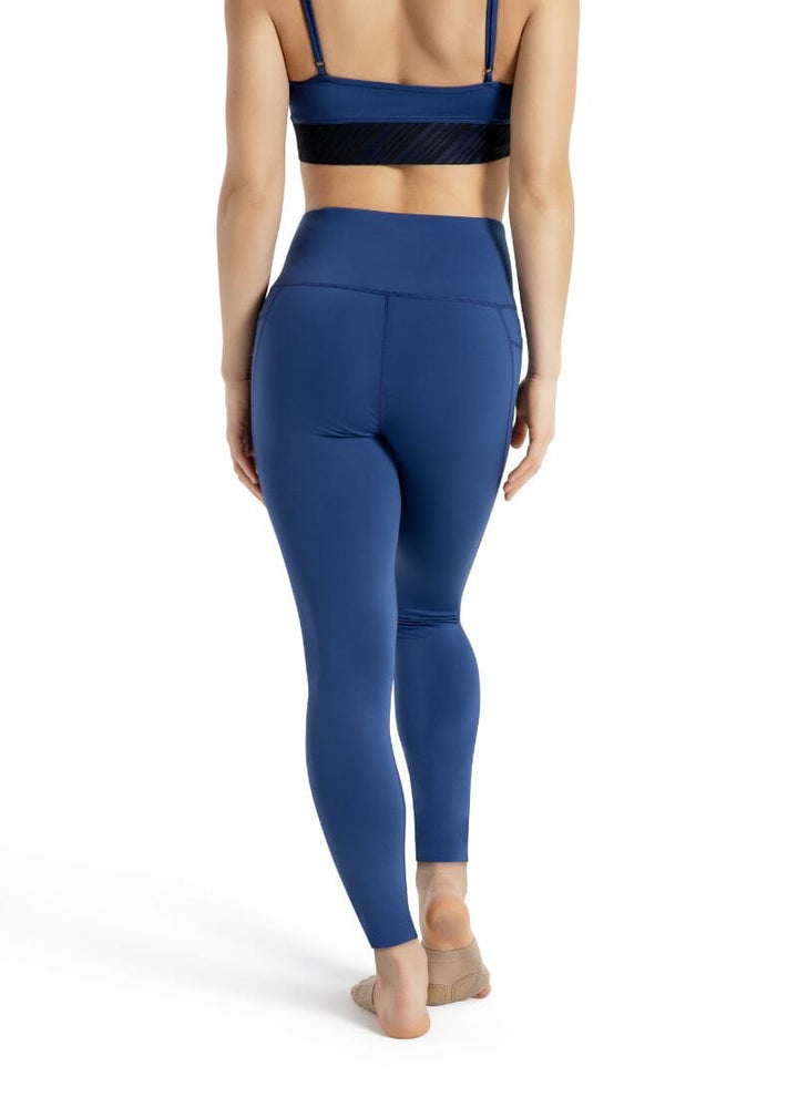 Capezio 12046W London Legging Twilight Blue - Back