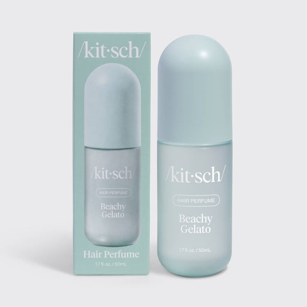 Kit-sch Beachy Gelato hair perfume bottle and packaging on a white background