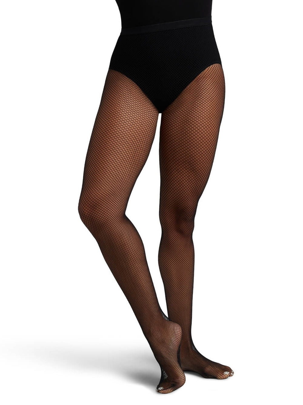 Capezio Studio Basics Fishnet Tight W Seams Black 3408