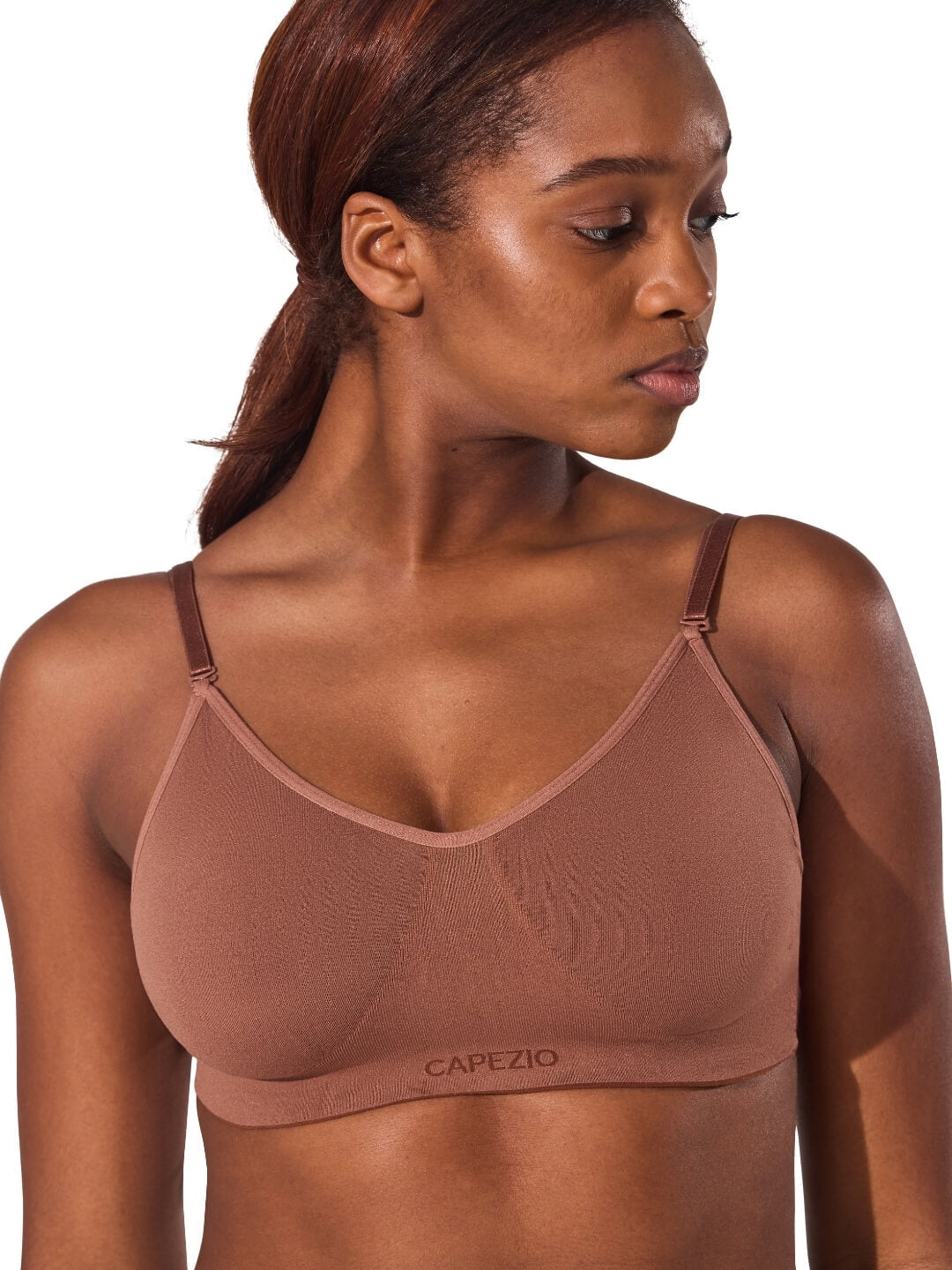 Capezio Seamless Clear Back Bra - Adult