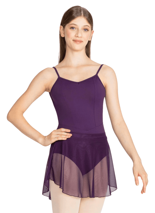 So Danca SL216 Wave Pull On Skirt - Dark Purple