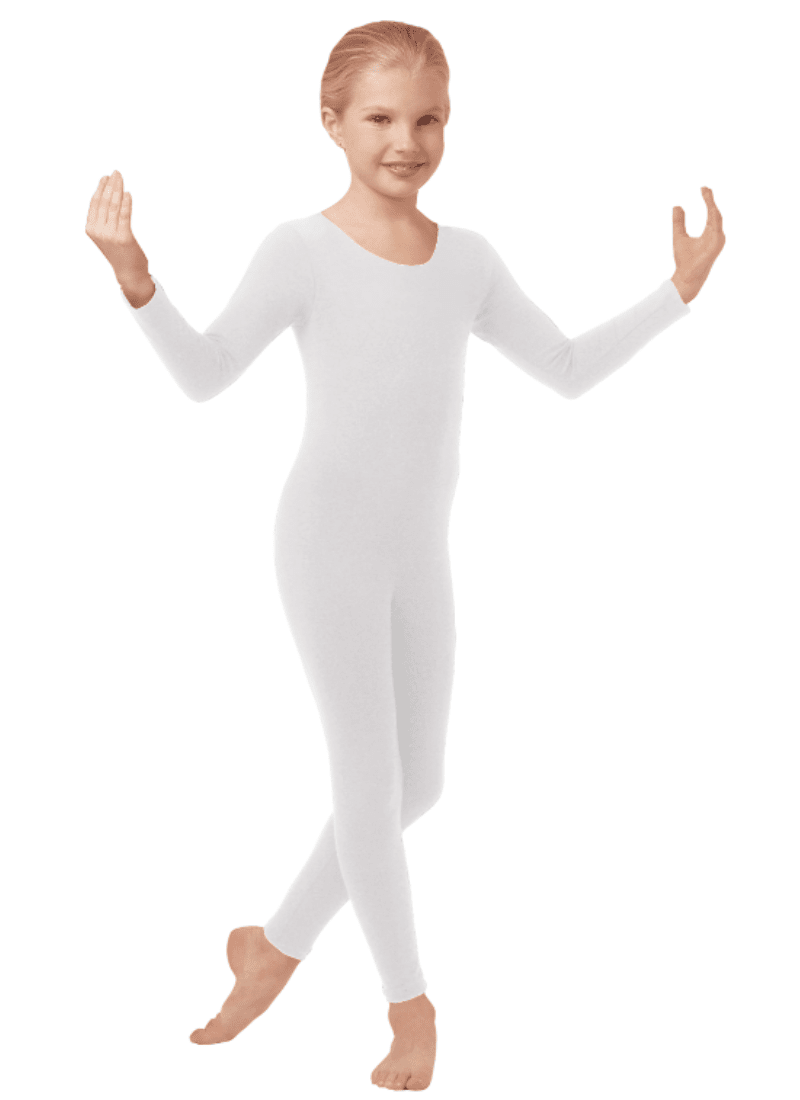 Eurotard 10129C Cotton/Lycra Long Sleeve Unitard - Child