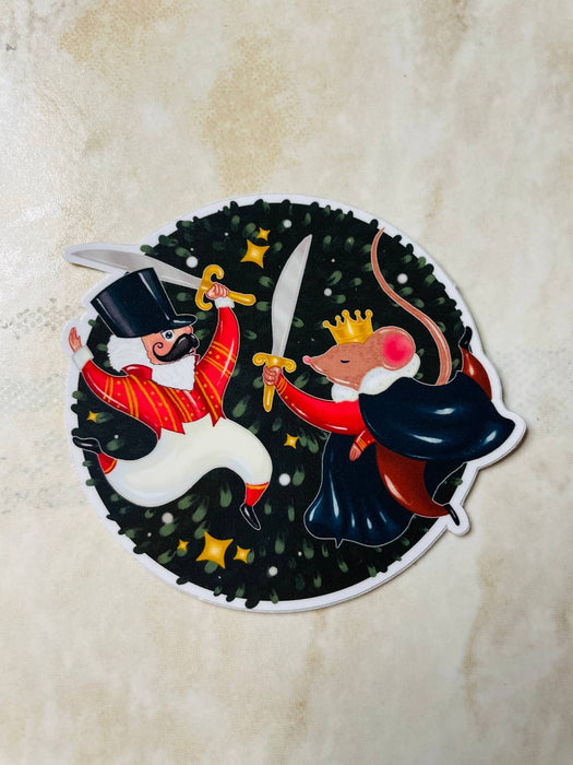 The Nutcracker The Battle Circle Vinyl Dance Sticker, 2.9" x: Retail Packaging