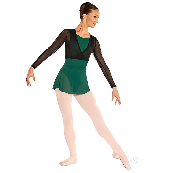 Eurotard 41121C Mesh Pull-On Mini Ballet Skirt - Child