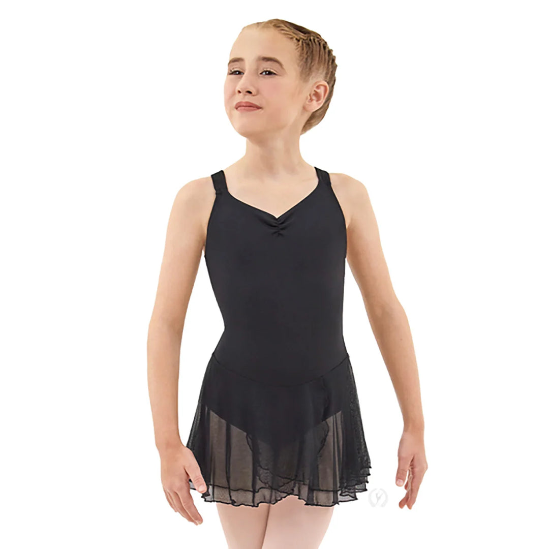 Eurotard Girls Microfiber Tank Dance Dress - Child - 41450C
