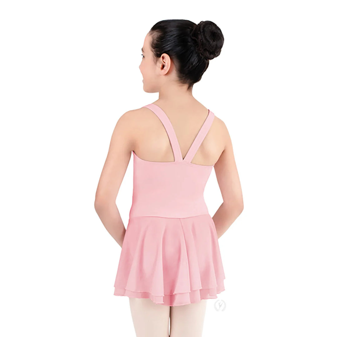 Eurotard Girls Microfiber Tank Dance Dress - Child - 41450C
