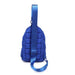 Rejuvenate - Quilted Nylon Sling Backpack - Cobalt