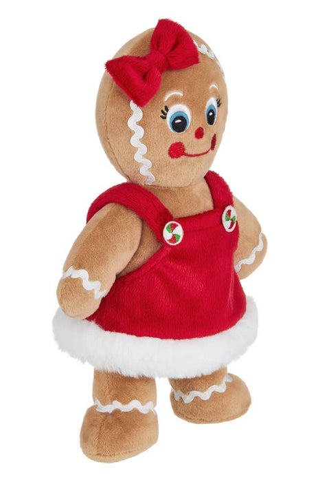 Holly Ginger Gingerbread Girl Christmas Plush
