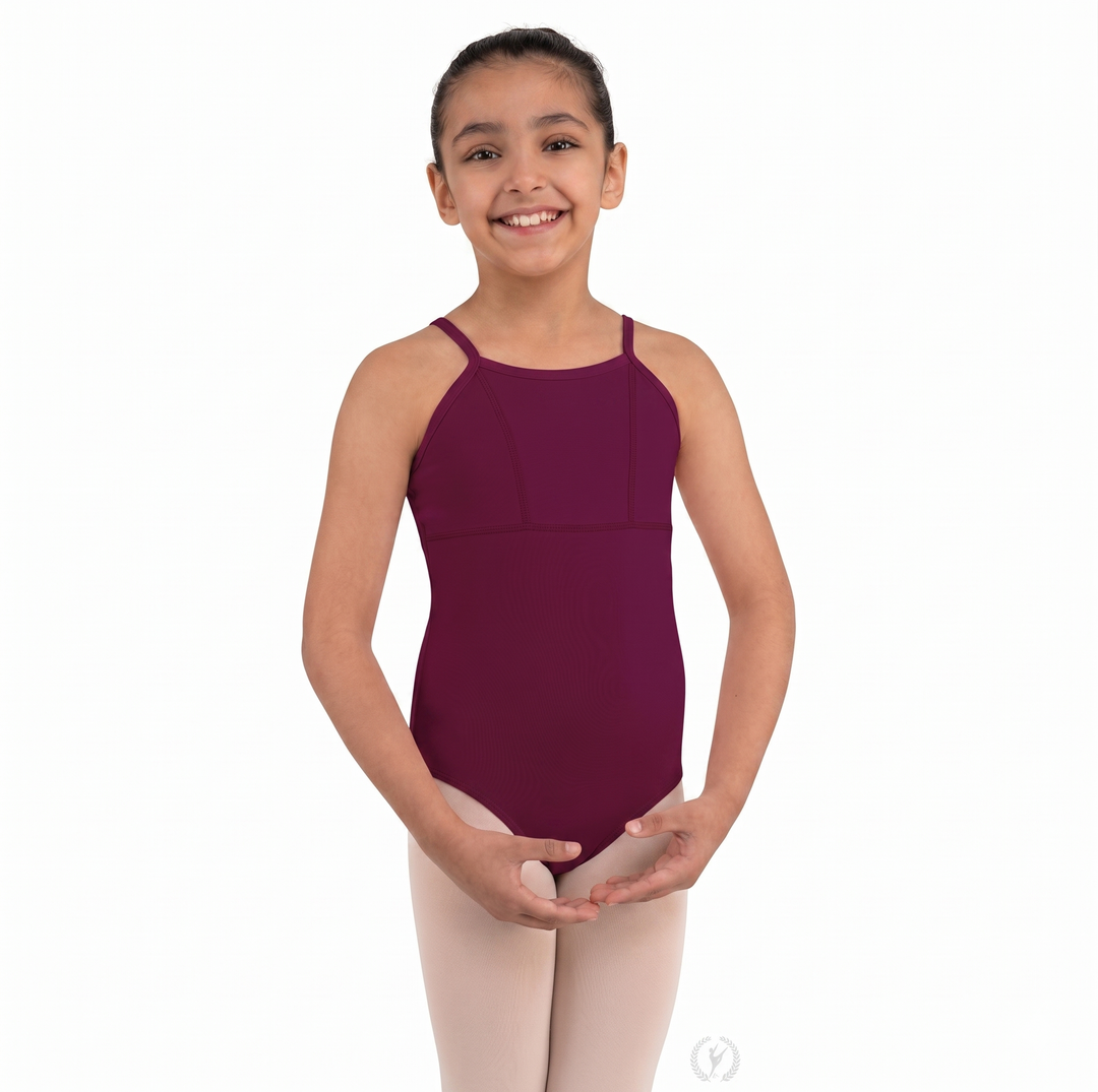 Eurotard Microfiber Empire Waist Camisole Leotard - Child