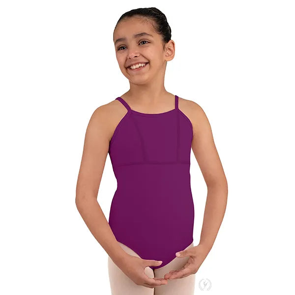 Eurotard 4401C Microfiber Princess Seam to Empire Waist Camisole Leotard - Child