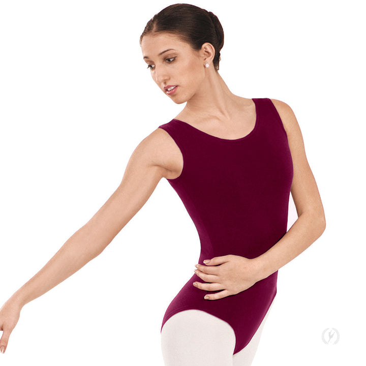 Eurotard Microfiber Leotard with Fully Lined Front - Adult