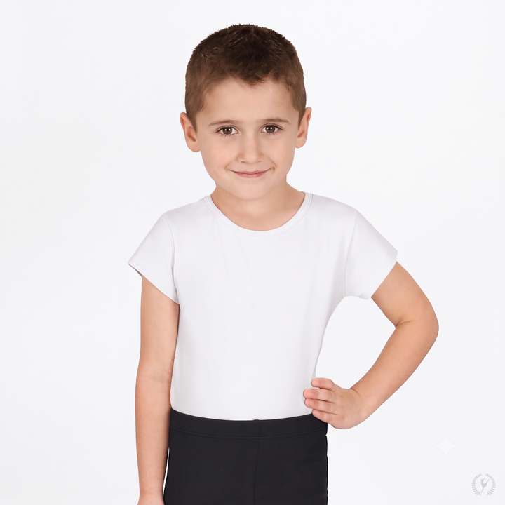 Eurotard Boys Microfiber Crew Neck Top - Child