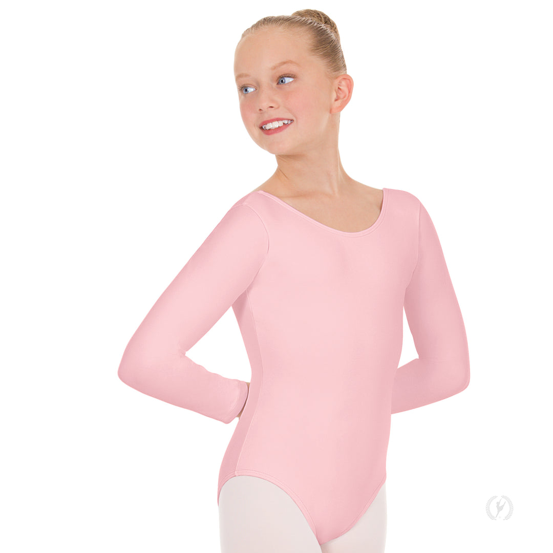 Eurotard Long Sleeve Microfiber Leotard - Child