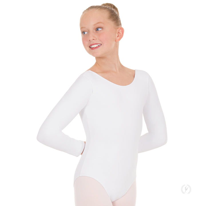 Eurotard Long Sleeve Microfiber Leotard - Child