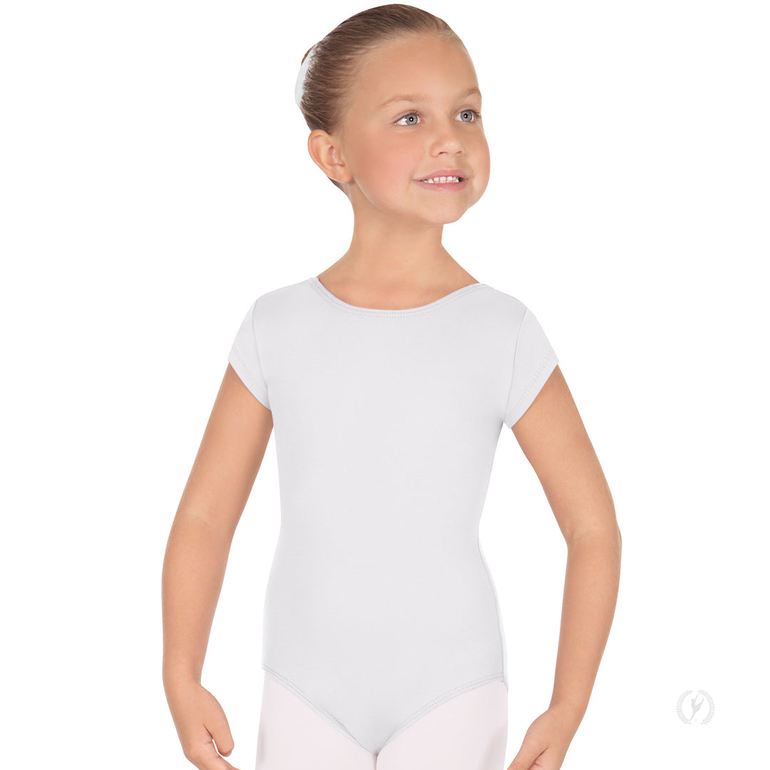 Eurotard Short Sleeve Leotard in Tactel Microfiber - Adult