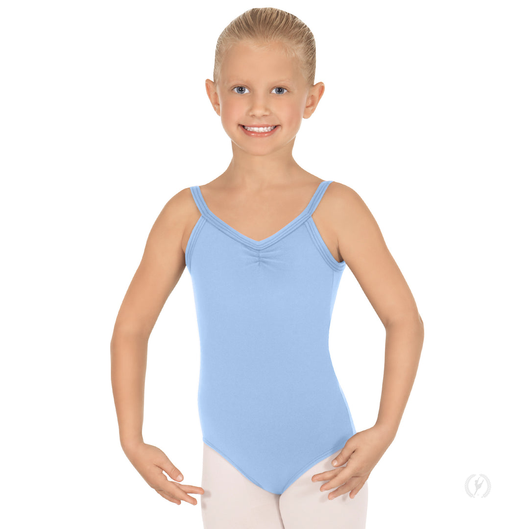 Eurotard Tactel Microfiber "V" Back Camisole Leotard - Child