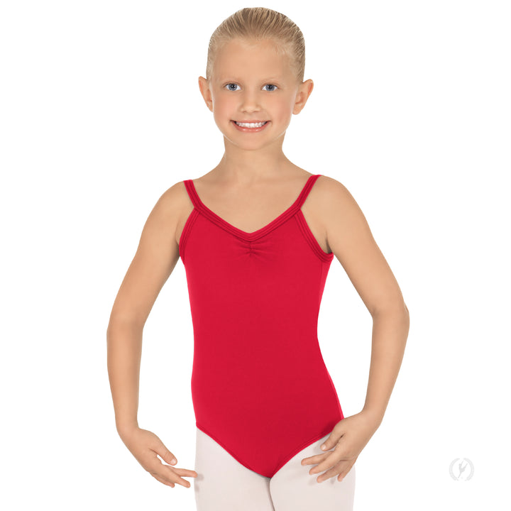 Eurotard Tactel Microfiber "V" Back Camisole Leotard - Child