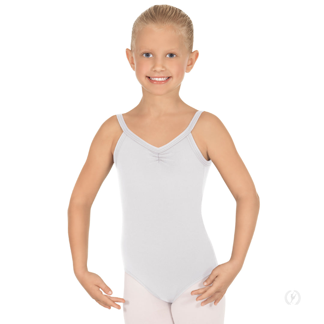 Eurotard Tactel Microfiber "V" Back Camisole Leotard - Child
