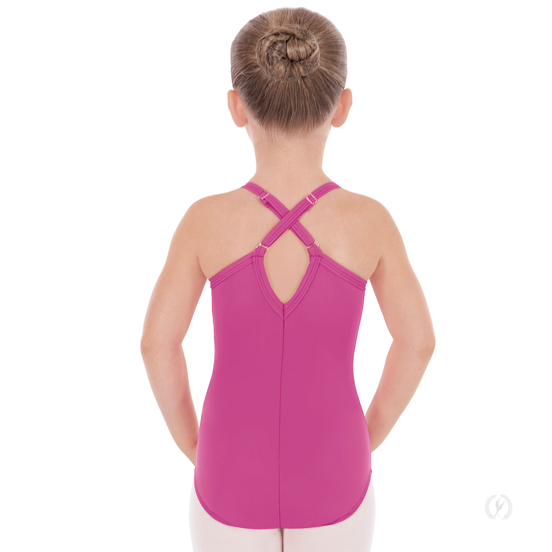 Eurotard Microfiber Convertible Strap Princess Seam Camisole Leotard - Child