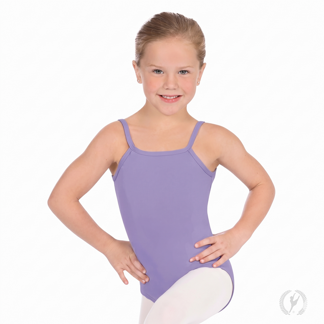 Eurotard Microfiber Camisole Leotard with Convertible Straps - Child
