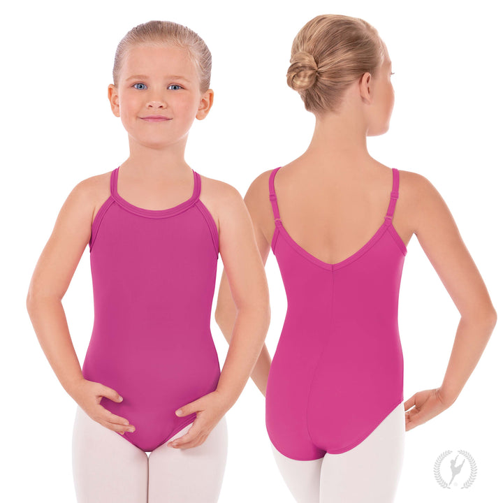 Eurotard Microfiber Camisole Leotard with Convertible Straps - Child