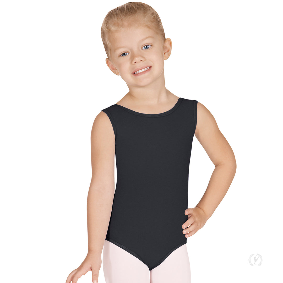 Eurotard Microfiber Tank Leotard With Fully Lined Front - Child