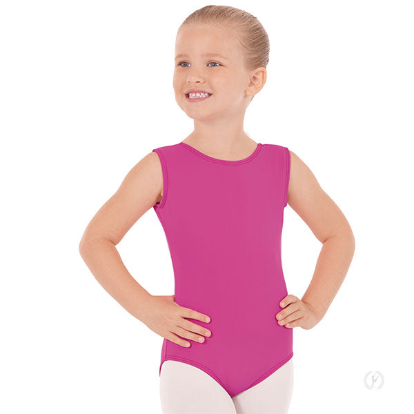 Eurotard Microfiber Tank Leotard With Fully Lined Front - Child