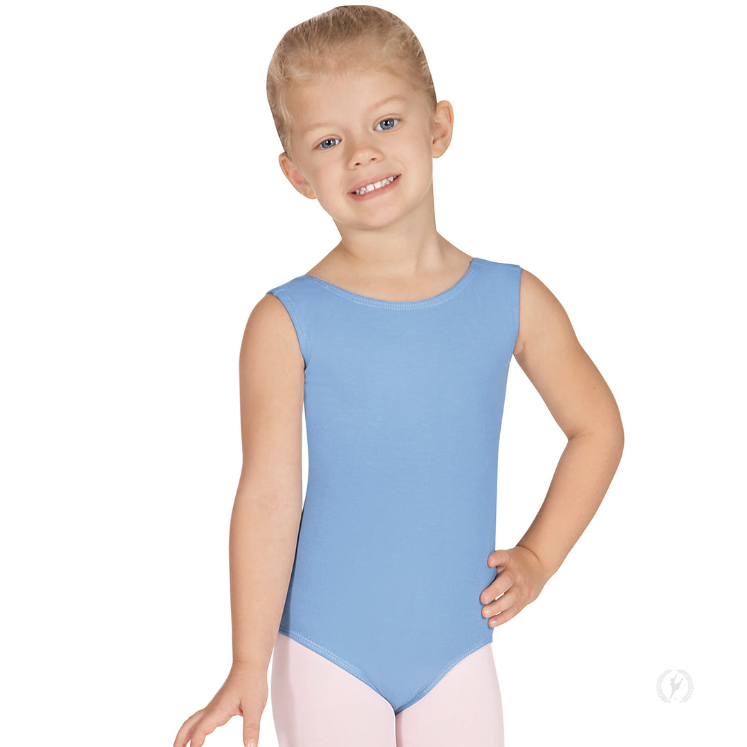 Eurotard Microfiber Tank Leotard With Fully Lined Front - Child