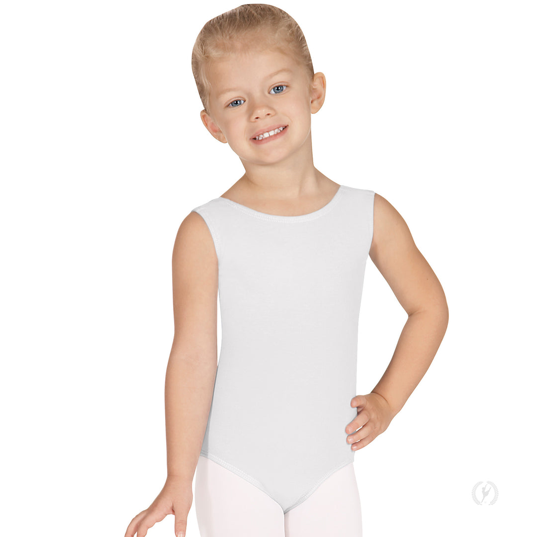 Eurotard Microfiber Tank Leotard With Fully Lined Front - Child
