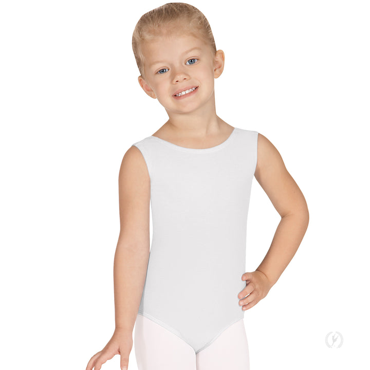 Eurotard Microfiber Tank Leotard With Fully Lined Front - Child
