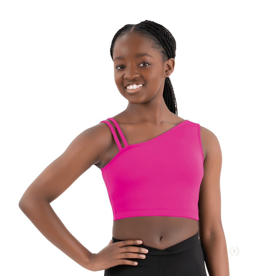 Eurotard 44AT2 Girls & Womens Asymmetrical Long Line Bra