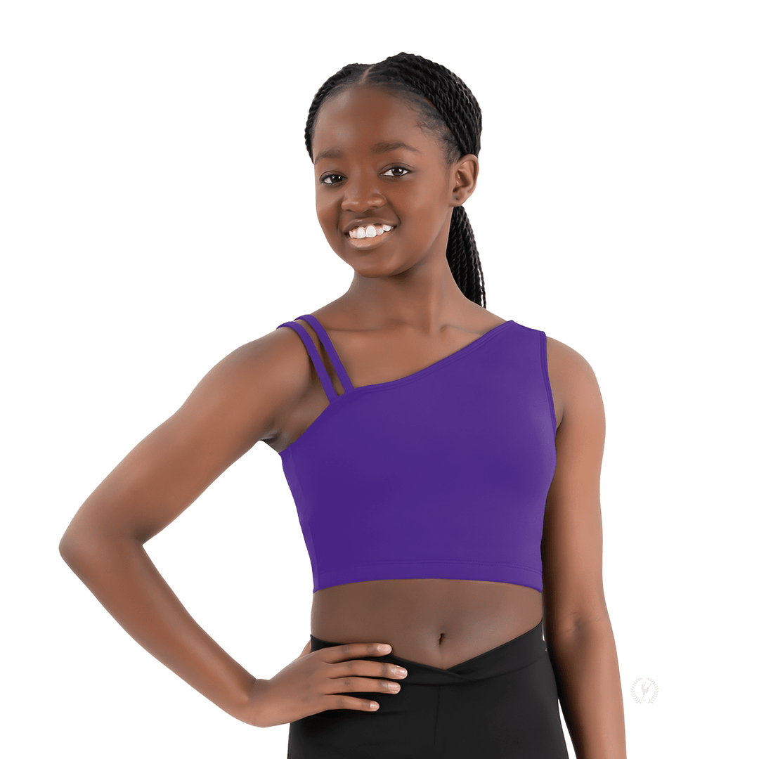 Eurotard 44AT2 Girls & Womens Asymmetrical Long Line Bra