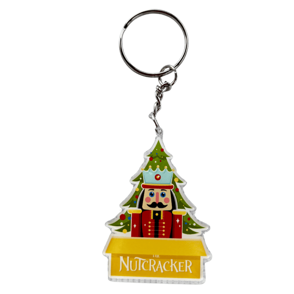 Keychain with Nutcracker design on a white background