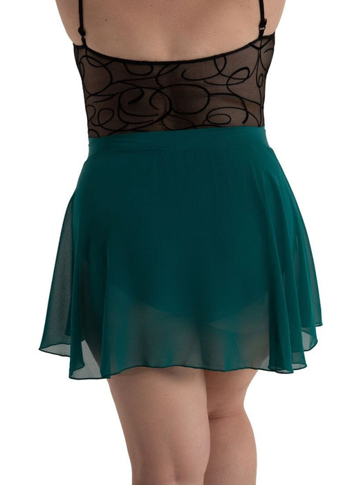 Capezio 12058W Theresa Pull-On Skirt Storm - Back