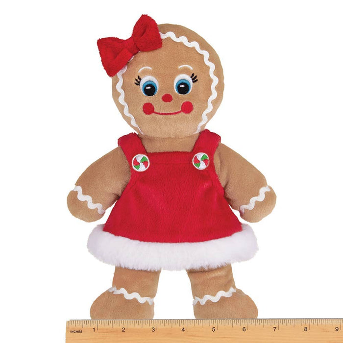 Holly Ginger Gingerbread Girl Christmas Plush