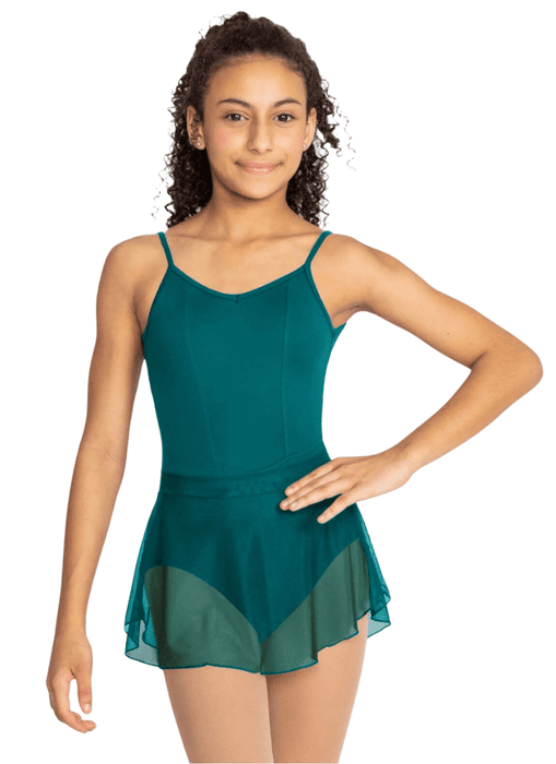 So Danca SL217 Child Wave Pull On Skirt - Tropic Green