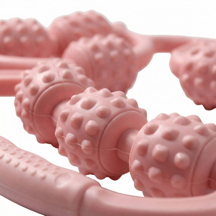 2-PC Handheld Muscle Roller Massager for Deep Tissue Relief: Green / One Size Fits Most