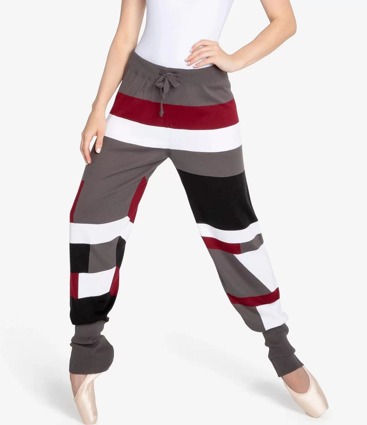 So Danca RDE-2248 Adult Multicolored Warmup Sweatpants-Closeout