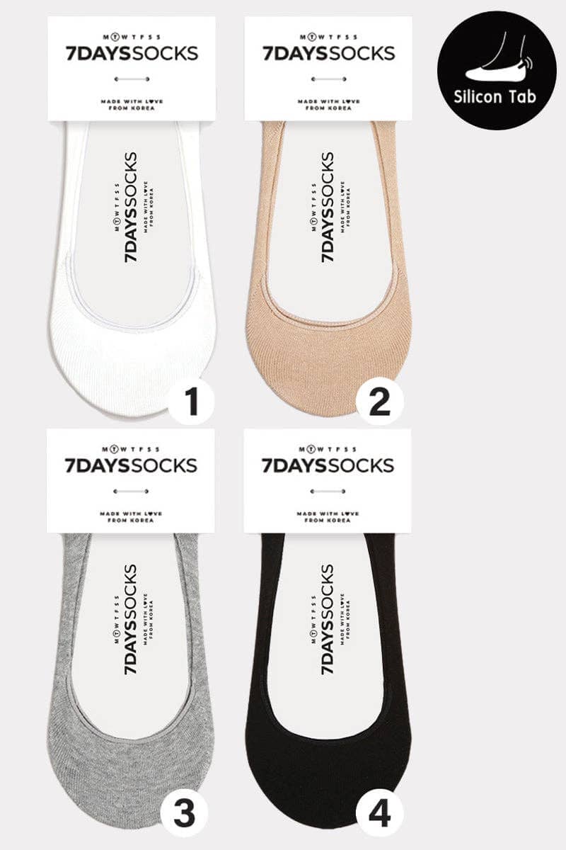 Women's No Show Cotton Foot Cover Socks