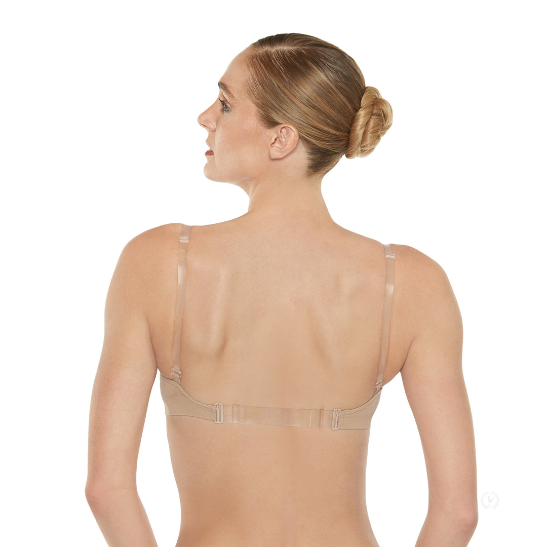Eurotard EuroSkins Womens Clear Strap Padded Bra