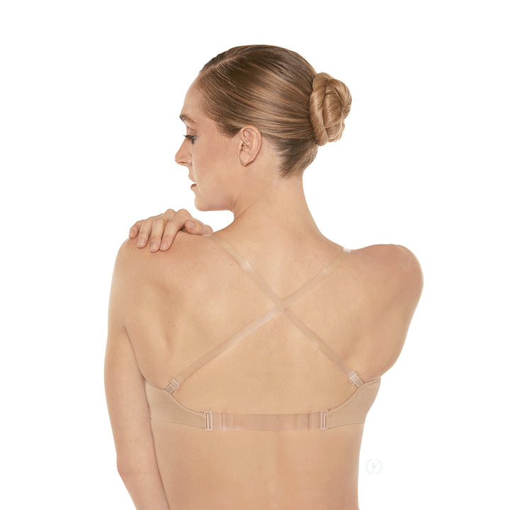 Eurotard EuroSkins Womens Clear Strap Padded Bra