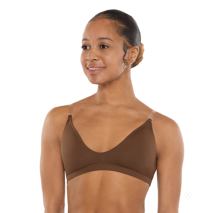 Eurotard EuroSkins Womens Clear Strap Padded Bra
